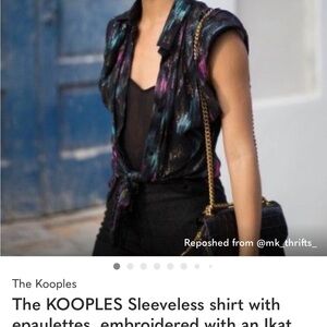 The Kooples Multicolor Patterned Top